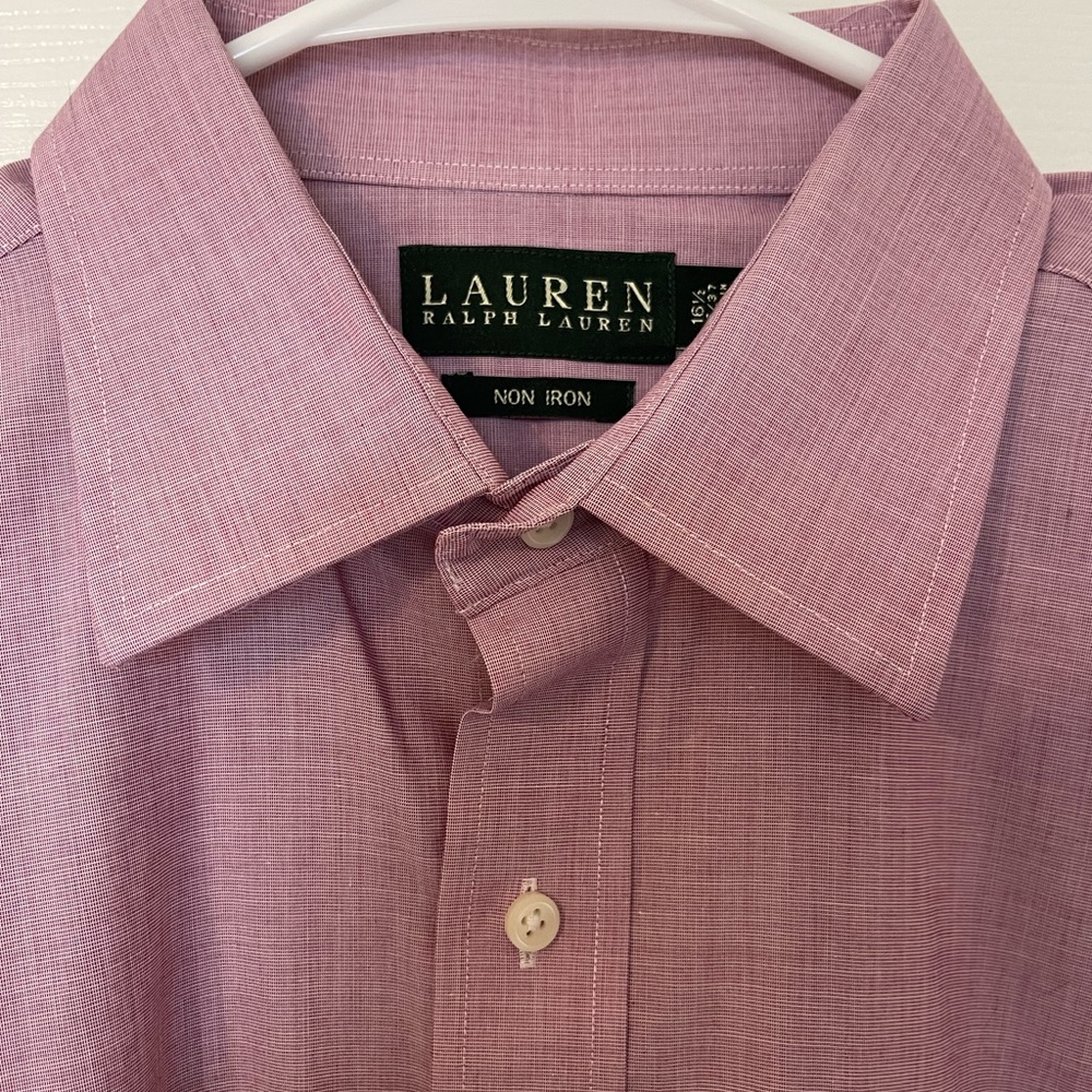 Men’s Ralph Lauren Non- Iron Dress Shirt. Size 16 1/2 36/37